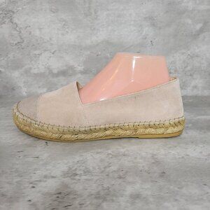 Browns Shoes Womens 10.5 Espadrille EU‎ 41 Slip On Shoe Suede Loafer Beige